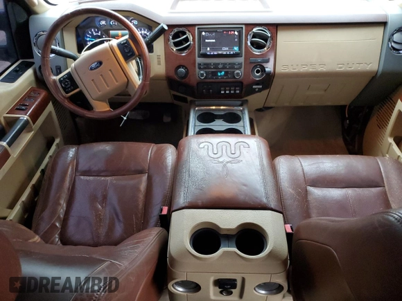 2012 Ford F-350 XL with VIN 1FT8W3DT8CEA79884, listed as a Copart auction lot 42597905 with 256,009 mi miles and Salvage Title. Bid and sale history available at DreamBid. Image 8.