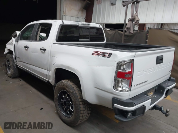 2021 Chevrolet Colorado 4WD Z71 with VIN 1GCGTDENXM1114914, listed as a IAAI auction lot 42096272 with 78,203 mi miles and . Bid and sale history available at DreamBid. Image 3.