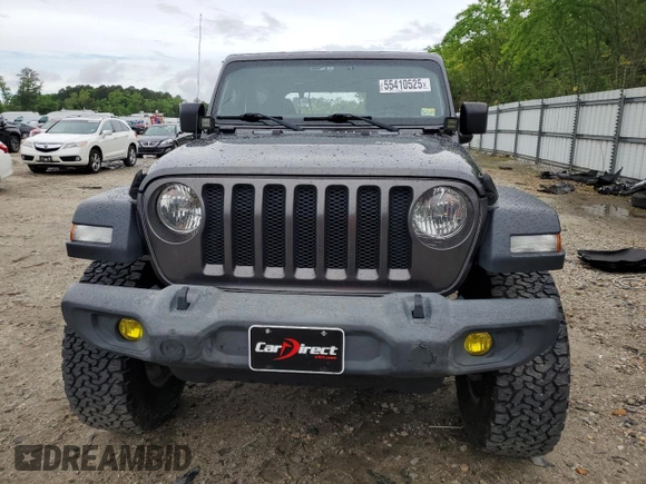 2019 Jeep Wrangler Sport S с VIN 1C4GJXAG1KW579094, выставлен на аукционе Copart как лот 55410525 с пробегом 53 915 миль миль и Списание • Salvage title. История ставок и продаж доступна на DreamBid. Изображение 5.