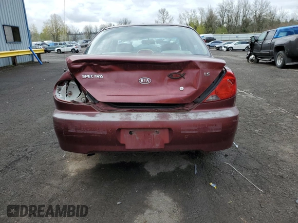 2003 Kia Spectra z VIN KNAFB121835211810, wystawiony jako Copart lot #51289625 z przebiegiem 133 868 mil mil oraz Szkoda całkowita • Salvage title. Historia ofert i sprzedaży dostępna na DreamBid. Obrazek 6.