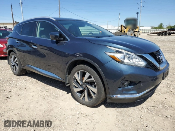 2017 Nissan Murano SL with VIN 5N1AZ2MH5HN106959, listed as a Copart auction lot 54907795 with 171,134 mi miles and Clean Title. Bid and sale history available at DreamBid. Image 4.