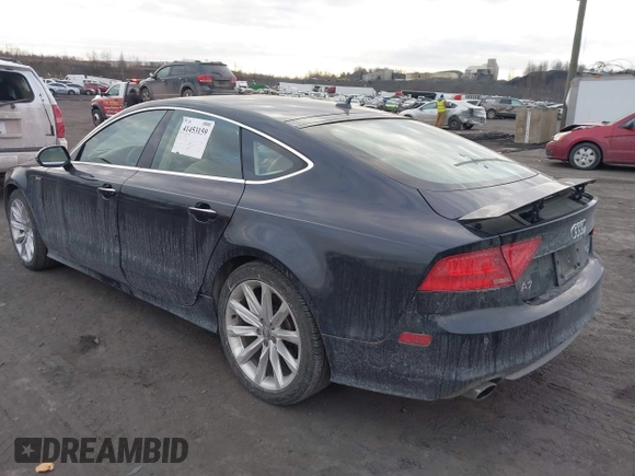 2014 Audi A7 3.0 Prestige with VIN WAU2GAFC5EN071911, listed as a IAAI auction lot 41453159 with 120,569 mi miles. Bid and sale history available at carsss.com. Image 3.