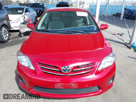 2013 Toyota Corolla L with VIN 5YFBU4EE6DP191699, listed as a IAAI auction lot 41680227 with 42,086 mi miles. Bid and sale history available at carsss.com. Image 12.
