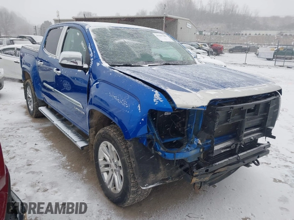 2018 GMC Canyon 4WD SLT with VIN 1GTG6DEN4J1135258, listed as a IAAI auction lot 41591180 with 66,820 mi miles. Bid and sale history available at carsss.com. Image 1.