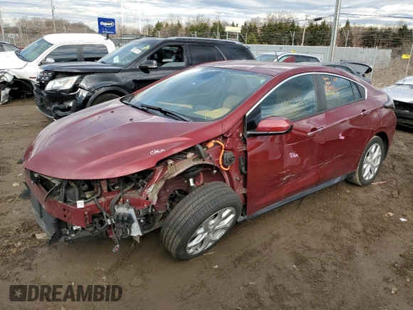 2017 Chevrolet Volt Premier with VIN 1G1RD6S50HU119154, listed as a Copart auction lot 72907052 with 109,299 mi miles. Bid and sale history available at carsss.com. Image 1.
