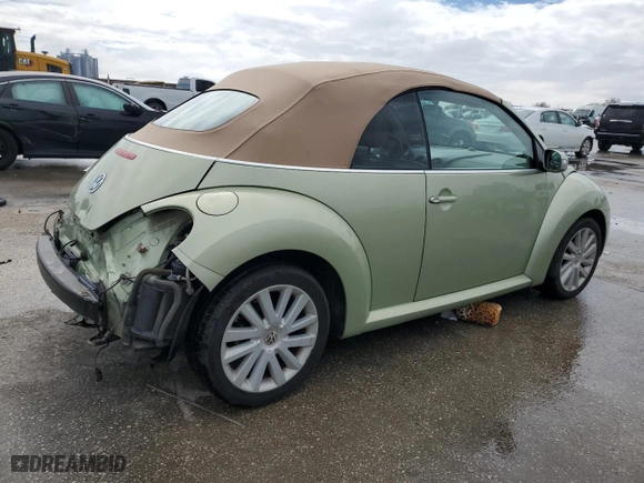 2008 Volkswagen New Beetle Convertible SE with VIN 3VWRG31Y78M415542, listed as a Copart auction lot 46324915 with 75,917 mi miles and Salvage Title. Bid and sale history available at carsss.com. Image 3.