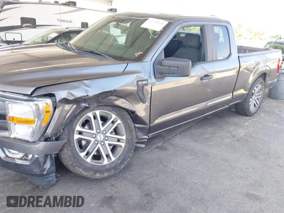 2021 Ford F-150 XL with VIN 1FTEX1CP5MFA52842, listed as a IAAI auction lot 42520858 with 107,873 mi miles and . Bid and sale history available at DreamBid. Image 6.