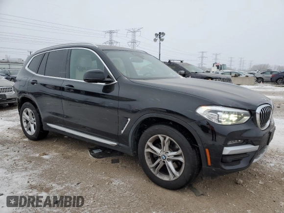 2020 BMW X3 xDrive30i z VIN 5UXTY5C0XL9B89692, wystawiony jako Copart lot #43006555 z przebiegiem 44 757 mil mil oraz Szkody całkowita. Historia ofert i sprzedaży dostępna na DreamBid. Obrazek 4.