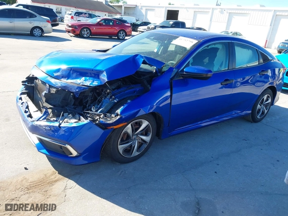 2019 Honda Civic Sedan LX with VIN 19XFC2F64KE007245, listed as a IAAI auction lot 41732798 with 80,241 mi miles. Bid and sale history available at carsss.com. Image 17.