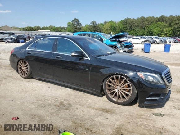 2014 Mercedes-Benz S S 550 with VIN WDDUG8CB7EA039460, listed as a Copart auction lot 53683405 with 126,293 mi miles and Clean Title. Bid and sale history available at carsss.com. Image 4.