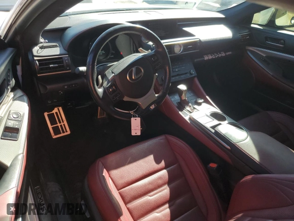 2016 Lexus RC 300 F Sport with VIN JTHSM5BC5G5000198, listed as a Copart auction lot 57886845 with 86,063 mi miles and Salvage title. Bid and sale history available at DreamBid. Image 8.