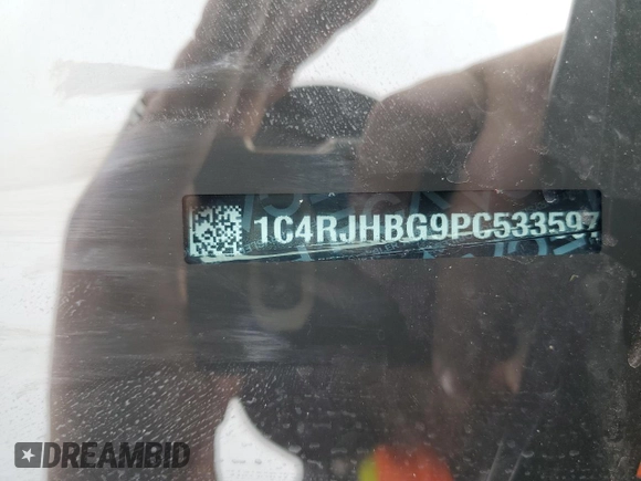 2023 Jeep Grand Cherokee Limited with VIN 1C4RJHBG9PC533597, listed as a Copart auction lot 55617695 with 32,085 mi miles and Non repairable. Bid and sale history available at DreamBid. Image 13.