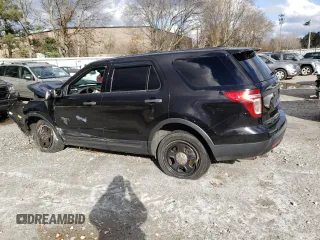 2015 Ford Utility Police Interceptor with VIN 1FM5K8AR2FGA70476, listed as a Copart auction lot 80536514 with 0 mi miles and Salvage Title. Bid and sale history available at carsss.com. Image 2.