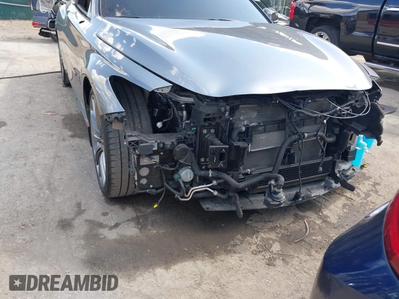 2021 Infiniti Q60 Red Sport 400 with VIN JN1FV7LLXMM560314, listed as a IAAI auction lot 41930067 with 47,818 mi miles and . Bid and sale history available at DreamBid. Image 6.