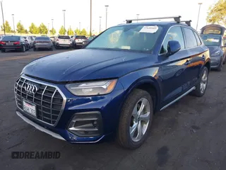 2021 Audi Q5 Premium Plus with VIN WA1BAAFY5M2015445, listed as a IAAI auction lot 42648905 with 41,312 mi miles and . Bid and sale history available at DreamBid. Image 17.