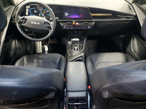 2023 Kia Niro EX with VIN KNDCR3LE0P5038126, listed as a Copart auction lot 42741815 with 56,347 mi miles and Salvage Title. Bid and sale history available at carsss.com. Image 8.