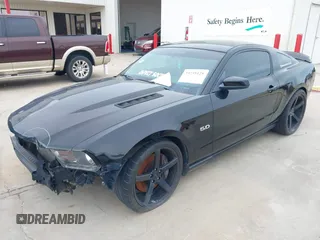 2011 Ford Mustang GT with VIN 1ZVBP8CF5B5150580, listed as a IAAI auction lot 39735125 with 95,737 mi miles. Bid and sale history available at carsss.com. Image 2.