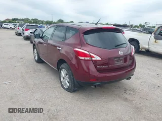 2011 Nissan Murano LE with VIN JN8AZ1MU7BW061721, listed as a IAAI auction lot 42185054 with 134,960 mi miles and . Bid and sale history available at DreamBid. Image 3.