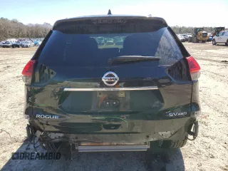 2018 Nissan Rogue SV with VIN KNMAT2MV7JP509671, listed as a Copart auction lot 50022795 with 121,038 mi miles and Salvage Title. Bid and sale history available at carsss.com. Image 6.