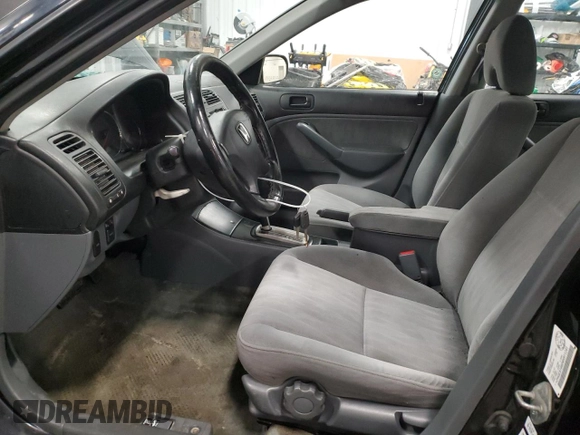 2004 Honda Civic LX with VIN 2HGES16604H911241, listed as a Copart auction lot 51665725 with 170,551 mi miles and Clean Title. Bid and sale history available at DreamBid. Image 7.
