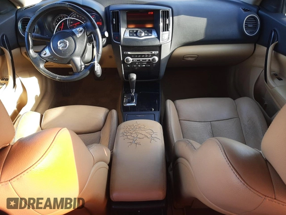 2010 Nissan Maxima SV with VIN 1N4AA5AP4AC847765, listed as a Copart auction lot 58555505 with 182,477 mi miles and Salvage title. Bid and sale history available at DreamBid. Image 8.