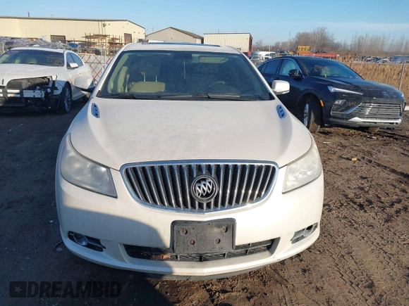 2013 Buick LaCrosse Leather with VIN 1G4GC5E3XDF158284, listed as a IAAI auction lot 41464830 with 193,583 mi miles. Bid and sale history available at carsss.com. Image 12.