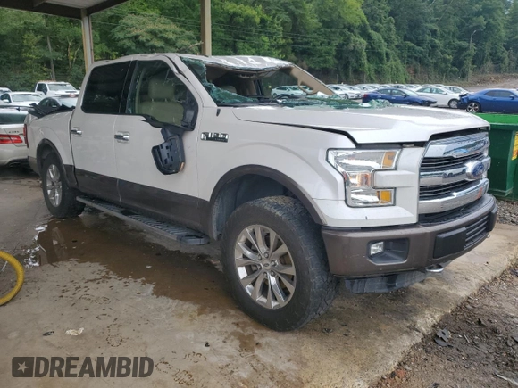 2016 Ford F-150 XLT with VIN 1FTEW1EF7GKD07560, listed as a Copart auction lot 60926955 with 122,895 mi miles and Salvage title. Bid and sale history available at DreamBid. Image 4.