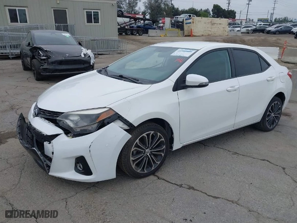 2016 Toyota Corolla L with VIN 5YFBURHE2GP438004, listed as a IAAI auction lot 41759824 with 99,754 mi miles. Bid and sale history available at carsss.com. Image 2.