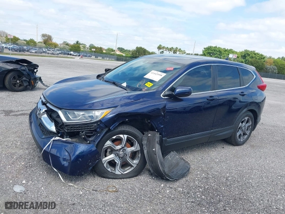 2018 Honda CR-V EX-L with VIN 5J6RW1H84JA012468, listed as a IAAI auction lot 41443998 with 57,685 mi miles. Bid and sale history available at carsss.com. Image 6.