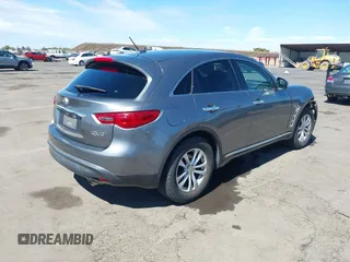 2017 Infiniti QX70 with VIN JN8CS1MWXHM415170, listed as a IAAI auction lot 42788300 with 128,468 mi miles and . Bid and sale history available at DreamBid. Image 4.