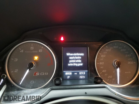 2016 Audi SQ5 3.0T Technik with VIN WA1LCAFP2GA035491, listed as a Copart auction lot 84615454 with 86,936 mi miles and Salvage Title. Bid and sale history available at carsss.com. Image 9.