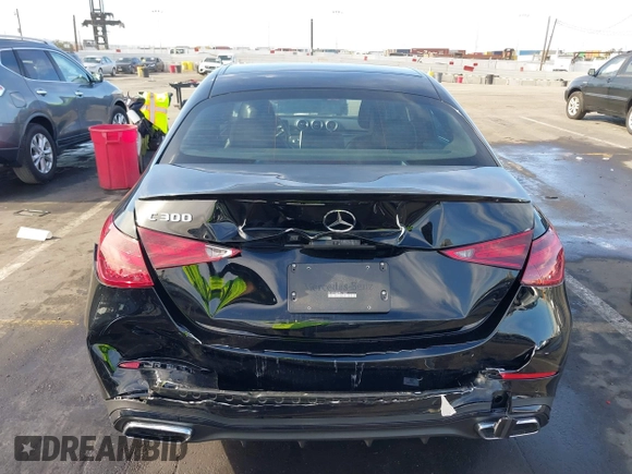 2024 Mercedes-Benz C 300 with VIN W1KAF4GB6RR171657, listed as a IAAI auction lot 41232985 with 9,213 mi miles and . Bid and sale history available at DreamBid. Image 16.