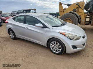 2012 Hyundai Elantra GLS with VIN KMHDH4AE1CU406146, listed as a Copart auction lot 50930485 with 164,825 mi miles and Clean Title. Bid and sale history available at carsss.com. Image 4.