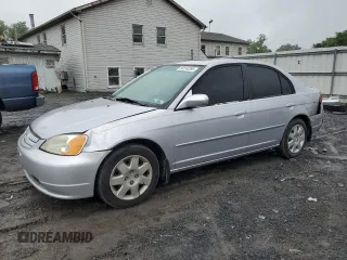2001 Honda Civic EX z VIN 1HGES25741L061970, wystawiony jako Copart lot #58154285 z przebiegiem 211 414 mil mil oraz Szkoda całkowita • Salvage title. Historia ofert i sprzedaży dostępna na DreamBid. Obrazek 1.