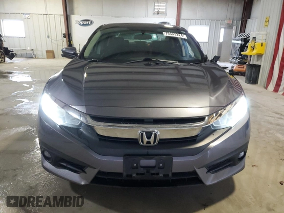 2017 Honda Civic EX-T with VIN 19XFC1E33HE002225, listed as a Copart auction lot 79443224 with 138,738 mi miles and Salvage Title. Bid and sale history available at DreamBid. Image 5.