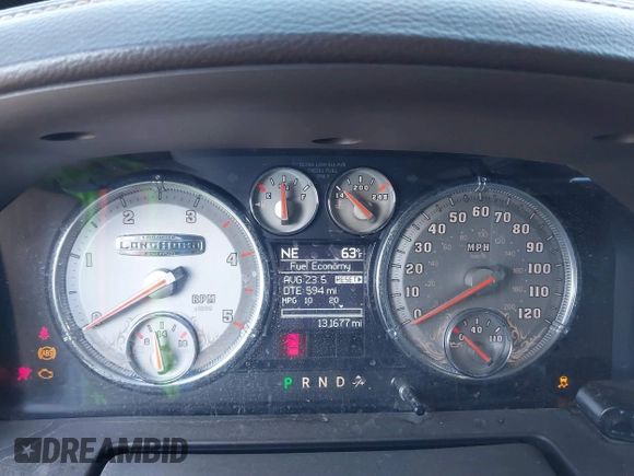 2012 Ram 2500 Laramie Longhorn with VIN 3C6UD5GLXCG236343, listed as a IAAI auction lot 40491864 with 131,677 mi miles. Bid and sale history available at carsss.com. Image 7.