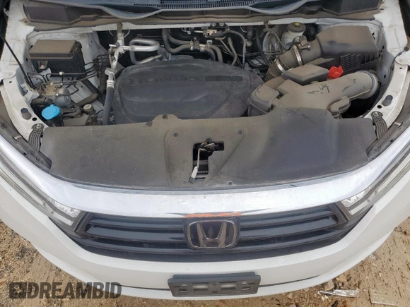 2022 Honda Odyssey Elite with VIN 5FNRL6H93NB066040, listed as a Copart auction lot 60162665 with 36,665 mi miles and Salvage title. Bid and sale history available at DreamBid. Image 12.