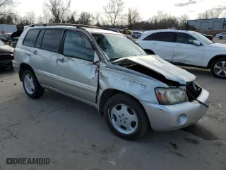 2004 Toyota Highlander with VIN JTEEP21A840064681, listed as a Copart auction lot 49852015 with 203,189 mi miles and Salvage Title. Bid and sale history available at carsss.com. Image 4.