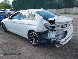 2018 BMW 5 Series 540i xDrive with VIN WBAJE7C58JWD52604, listed as a IAAI auction lot 42264240 with 107,454 mi miles and . Bid and sale history available at DreamBid. Image 3.