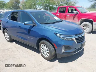 2024 Chevrolet Equinox LT z VIN 3GNAXUEG7RL118485, wystawiony jako IAAI lot #42235775 z przebiegiem Nie podano mil oraz . Historia ofert i sprzedaży dostępna na DreamBid. Obrazek 1.