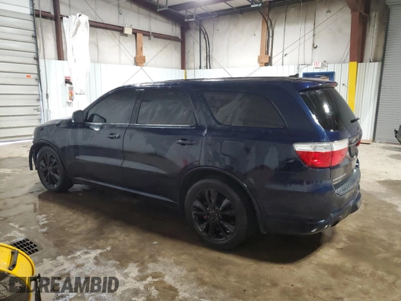 2012 Dodge Durango R/T with VIN 1C4SDJCTXCC362168, listed as a Copart auction lot 52133095 with 137,903 mi miles and Salvage title. Bid and sale history available at DreamBid. Image 2.