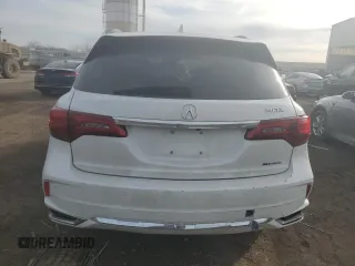 2018 Acura MDX Sport Hybrid w/Advance Pkg with VIN 5J8YD7H74JL001297, listed as a Copart auction lot 40394984 with 94,372 mi miles. Bid and sale history available at carsss.com. Image 6.