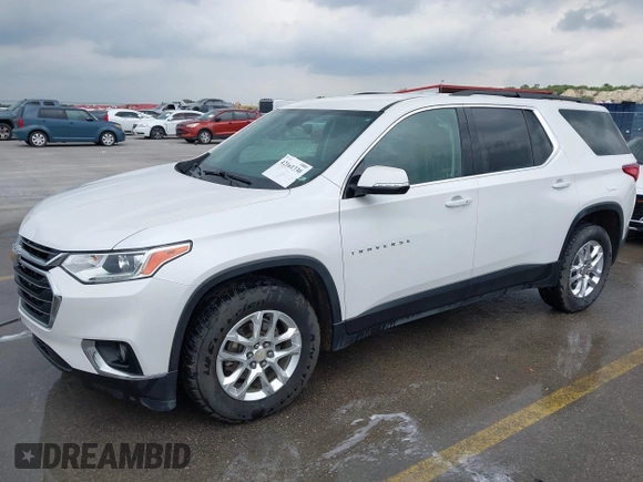 2020 Chevrolet Traverse LT Cloth z VIN 1GNERGKW3LJ127398, wystawiony jako IAAI lot #42161330 z przebiegiem 96 140 mil mil oraz . Historia ofert i sprzedaży dostępna na DreamBid. Obrazek 19.