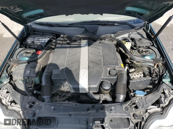 2001 Mercedes-Benz C 320 with VIN WDBRF64J21F029346, listed as a Copart auction lot 50622475 with 82,100 mi miles and Salvage Title. Bid and sale history available at carsss.com. Image 11.