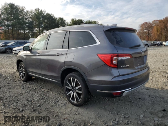 2021 Honda Pilot Elite with VIN 5FNYF6H04MB035043, listed as a Copart auction lot 39205114 with 35,870 mi miles and Salvage Title. Bid and sale history available at carsss.com. Image 2.