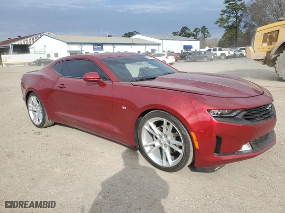 2021 Chevrolet Camaro 1LT with VIN 1G1FB1RS4M0106951, listed as a Copart auction lot 43944225 with 49,298 mi miles and Salvage Title. Bid and sale history available at carsss.com. Image 4.