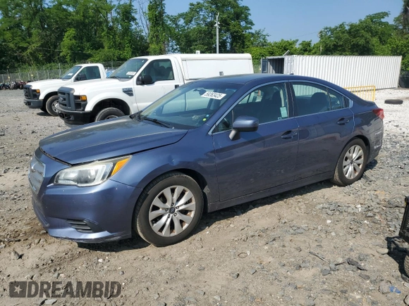 2016 Subaru Legacy Premium with VIN 4S3BNAC6XG3049358, listed as a Copart auction lot 59263425 with 66,483 mi miles and Salvage title. Bid and sale history available at DreamBid. Image 1.