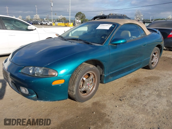 1999 Mitsubishi Eclipse GS-T with VIN 4A3AX55F6XE052978, listed as a IAAI auction lot 41841812 with 92,776 mi miles and . Bid and sale history available at carsss.com. Image 17.