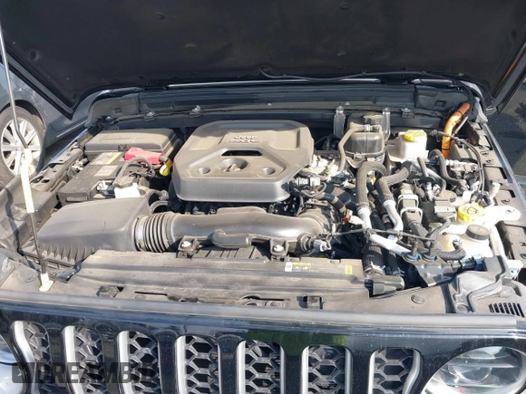 2023 Jeep Wrangler Sahara with VIN 1C4JJXP67PW556933, listed as a IAAI auction lot 41587035 with 20,463 mi miles and . Bid and sale history available at DreamBid. Image 10.