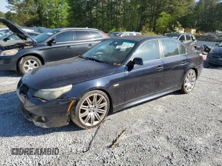 2009 BMW 5 Series 550i with VIN WBANW53559CT55439, listed as a Copart auction lot 52215715 with 135,715 mi miles and Clean Title. Bid and sale history available at carsss.com. Image 1.